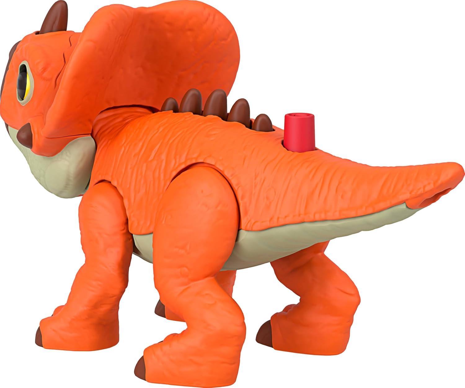 imageFisherPrice Imaginext Jurassic World Dinosaur Action Figure with KidActivated Wing Motion Approx 75inch Dimorphodon Dino ToyAquilops