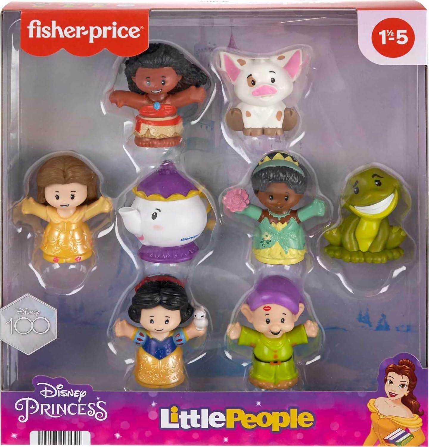 imageFisherPrice Little People Toddler Toys Disney Princess Story Duos 8Piece Figure Set for Pretend Play Kids Ages 18 MonthsPrincess Friends 8Pack