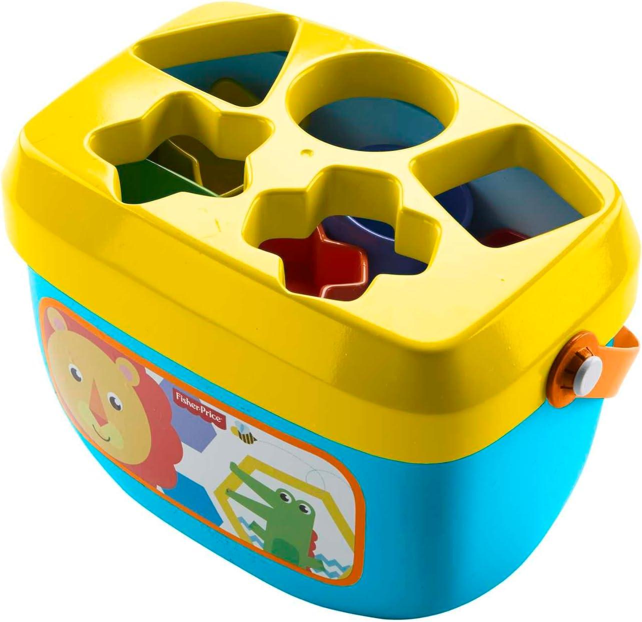imageFisherPrice Stacking Toy Babys First Blocks Set of 10 Shapes for Sorting Play for Infants Ages 6 Months