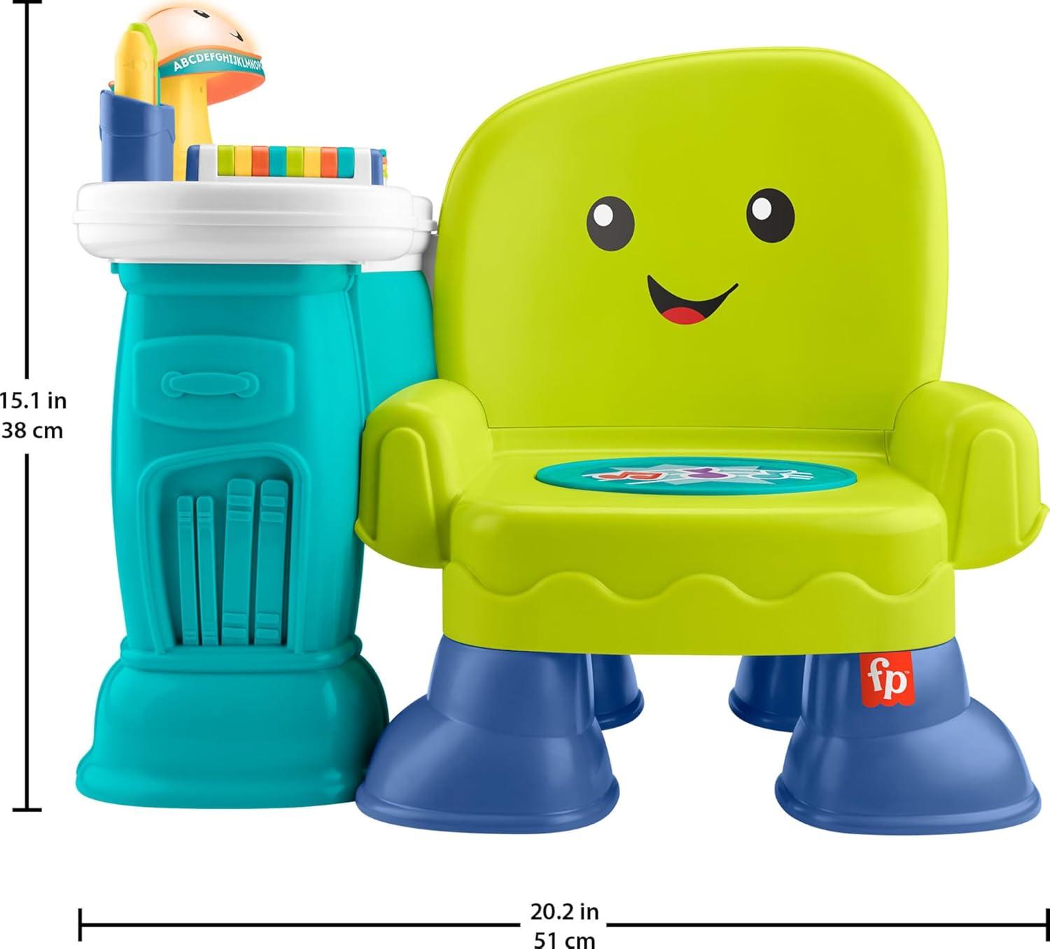 imageFisherPrice Toddler Toy Laugh ampamp Learn Song ampamp Story Learning Chair with Music Lights ampamp Activities for Kids Ages 1 Years Amazon Exclusive
