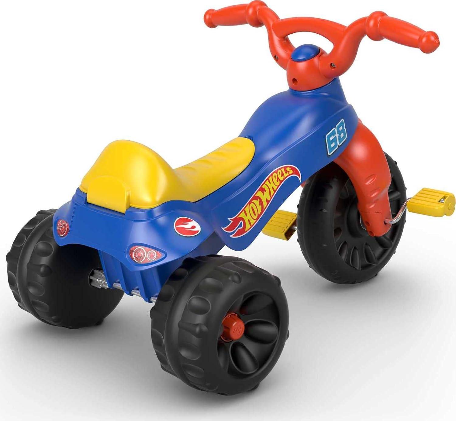 imageFisherPrice Toddler Tricycle HarleyDavidson Tough Trike Toy Bike with Handlebar Grips ampamp Storage for Outdoor Play Kids Ages 2 Years Amazon ExclusiveHot Wheels