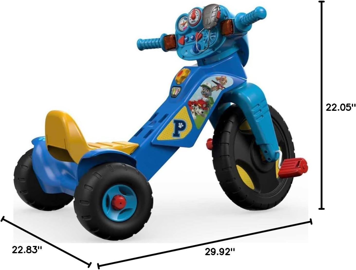 imageFisherPrice Toddler Tricycle Jurassic World Lights ampamp Sounds Trike Dinosaur Toy Bike with Storage for Outdoor Play Kids Ages 2 YearsPaw Patrol
