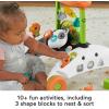 Fisher-Price Baby Push Toy 2-Sided Steady Speed Panda Walker Musical Learning Activity with 3 Blocks for Infants Ages 6+ Months (Amazon Exclusive)(Panda Walker)