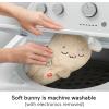 Fisher-Price Baby Sound Machine Soothe & Settle Bunny Portable Plush Toy with Music, Lights & Motion for Newborns(Bunny)