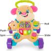 Fisher-Price Baby Toy Laugh & Learn Smart Stages Puppy Walker with Educational Music Lights & Activities for Infants Ages 6+ Months(Sis Walker)