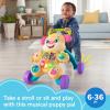 Fisher-Price Baby Toy Laugh & Learn Smart Stages Puppy Walker with Educational Music Lights & Activities for Infants Ages 6+ Months(Sis Walker)