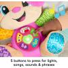 Fisher-Price Baby Toy Laugh & Learn Smart Stages Sis Musical Plush with Lights & Learning Songs for Infants Ages 6+ Months(New Sis – English)