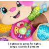 Fisher-Price Baby Toy Laugh & Learn Smart Stages Sis Musical Plush with Lights & Learning Songs for Infants Ages 6+ Months(Sis – Multilanguage)