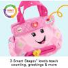 Fisher-Price Baby & Toddler Toy Laugh & Learn My Smart Purse with Lights, Learning Songs & 5 Accessories for Infants Ages 6+ Months (Amazon Exclusive)