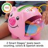 Fisher-Price Baby & Toddler Toy Laugh & Learn Smart Stages Piggy Bank with Educational Songs & Phrases for Infants Ages 6+ Months (Amazon Exclusive)(Frustration Free Packaging)