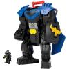 Fisher-Price Imaginext DC Super Friends, Batman Flight Mech with Lights, Sounds Motion & 3-inch Action Figure, 14.5-inch Toy Includes Launcher & Discs