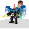 Fisher-Price Imaginext DC Super Friends, Batman Flight Mech with Lights, Sounds Motion & 3-inch Action Figure, 14.5-inch Toy Includes Launcher & Discs