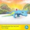 Fisher-Price Imaginext Jurassic World Dinosaur Action Figure with Kid-Activated Wing Motion, Approx 7.5-inch Dimorphodon Dino Toy(Dimorphodon)