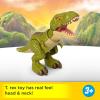 Fisher-Price Imaginext Jurassic World Dinosaur Action Figure with Kid-Activated Wing Motion, Approx 7.5-inch Dimorphodon Dino Toy(T. Rex)