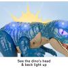 Fisher-Price Imaginext Jurassic World Dinosaur Toy Growl & Glow Baryonyx with Lights Sounds & Chomping Action for Kids Ages 3+ Years