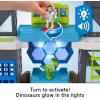 Fisher-Price Imaginext Jurassic World Dinosaur Toys Scan & Glow Dino Playset with Lights & Sounds for Kids Ages 3+ Years​