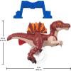 Fisher-Price Imaginext Jurassic World Rebirth Dinosaur Toy, Sprinting Spinosaurus Figure with Lunge & Chomp Motion, 9 Inches Tall