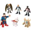 Fisher-Price Imaginext Superman Action Figure Multipack, 6 Characters, 3-inch Collectible Set with Krypto & Kaiju