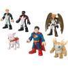 Fisher-Price Imaginext Superman Action Figure Multipack, 6 Characters, 3-inch Collectible Set with Krypto & Kaiju