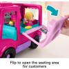Fisher-Price Little People Barbie Toddler Toy Cupcake Truck Musical Playset with 9 Pieces for Pretend Play Kids Ages 18+ Months (Amazon Exclusive)