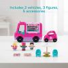 Fisher-Price Little People Barbie Toddler Toy Cupcake Truck Musical Playset with 9 Pieces for Pretend Play Kids Ages 18+ Months (Amazon Exclusive)