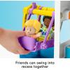 Fisher-Price Little People Toddler Playset Play for All School with 2 Figures & 2 Accessories for Preschool Pretend Play Ages 1+ Years