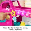 Fisher-Price Little People Toddler Toy Barbie Dreamcamper RV Playset with Music Lights & Figures for Pretend Play Kids Ages 18+ Months