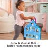 Fisher-Price Little People Toddler Toy Disney Frozen Carry Along Castle Case Playset with Figures for Pretend Play Kids Ages 18+ Months​(Figures)