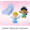 Fisher-Price Little People Toddler Toy Disney Princess Magical Lights & Dancing Castle Musical Playset for Pretend Play Ages 18+ Months