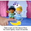 Fisher-Price Little People Toddler Toy Disney Princess Magical Lights & Dancing Castle Musical Playset for Pretend Play Ages 18+ Months