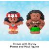 Fisher-Price Little People Toddler Toy Disney Princess Moana & Maui’s Canoe Sail Boat with Figures for Pretend Play Ages 18+ Months​