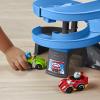 Fisher-Price Little People Toddler Toy Hot Wheels Racing Loops Tower Race Track with Stunt Ramp & Sounds for Pretend Play Ages 18+ Months (Amazon Exclusive)(Racing)