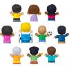 Fisher-Price Little People Toddler Toys Classroom Figures 10-Piece Set for Preschool Pretend Play for Kids Ages 1+ Years (Amazon Exclusive)