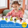 Fisher-Price Little People Toddler Toys Disney Princess Story Duos 8-Piece Figure Set for Pretend Play Kids Ages 18+ Months(Princess & Friends 8-Pack)