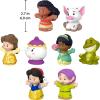 Fisher-Price Little People Toddler Toys Disney Princess Story Duos 8-Piece Figure Set for Pretend Play Kids Ages 18+ Months(Princess & Friends 8-Pack)
