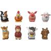 Fisher-Price Little People Toddler Toys Farm Animal Friends 8-Piece Figure Set for Pretend Play Ages 1+ Years(Animal Friends)