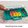 Fisher-Price Preschool Toy Learn & Doodle Desk Mess-Free Writing & Drawing Tablet with LCD Screen for Travel Creative Play Kids Ages 3+ Years