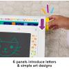 Fisher-Price Preschool Toy Learn & Doodle Desk Mess-Free Writing & Drawing Tablet with LCD Screen for Travel Creative Play Kids Ages 3+ Years