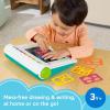 Fisher-Price Preschool Toy Learn & Doodle Desk Mess-Free Writing & Drawing Tablet with LCD Screen for Travel Creative Play Kids Ages 3+ Years
