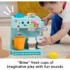 Fisher-Price Toddler Toy Laugh & Learn Coffee Café Musical Playset with Educational Songs & 10 Pretend Play Pieces for Kids Ages 18+ Months