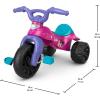 Fisher-Price Toddler Tricycle Harley-Davidson Tough Trike, Toy Bike with Handlebar Grips & Storage for Outdoor Play Kids Ages 2+ Years (Amazon Exclusive)(Barbie)