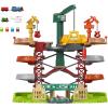 Thomas & Friends Multi-Level Toy Track Set, Trains & Cranes Super Tower, 2.5 Ft Tall with 3 Characters for Preschool Kids Ages 3+ Years (Amazon Exclusive)(Action Station)