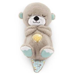 Fisher-Price Baby Toy Soothe ‘n Snuggle Otter Portable Plush Sound Machine with Music Lights & Breathing Motion for Newborns 0+ Months(1 Count (Pack of 1))