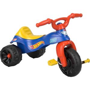 Fisher-Price Toddler Tricycle Harley-Davidson Tough Trike, Toy Bike with Handlebar Grips & Storage for Outdoor Play Kids Ages 2+ Years (Amazon Exclusive)(Hot Wheels)