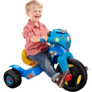 Fisher-Price Toddler Tricycle Jurassic World Lights & Sounds Trike, Dinosaur Toy Bike with Storage for Outdoor Play Kids Ages 2+ Years(Paw Patrol)