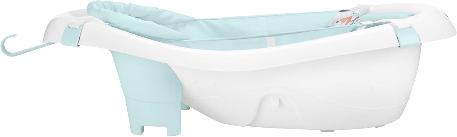 imageFisherPrice Baby to Toddler Bath 4in1 Sling N Seat Tub with Removable Infant Support and 2 Toys Pacific Pebble