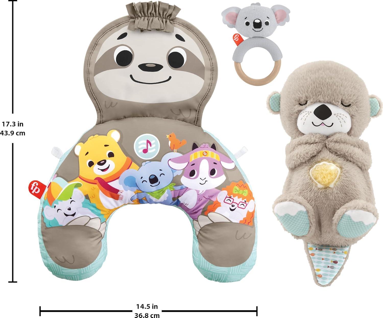 imageFisherPrice Newborn Baby Kit Lets Snuggle ampamp Play Set Developmental Toys with Activity Guide for Infants Ages 0 Months36 Months