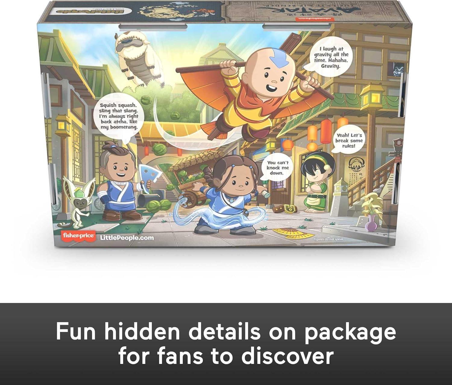 imageLittle People Collector Avatar The Last Airbender Special Edition Set for Adults ampamp Fans 4 Figures in Display Package