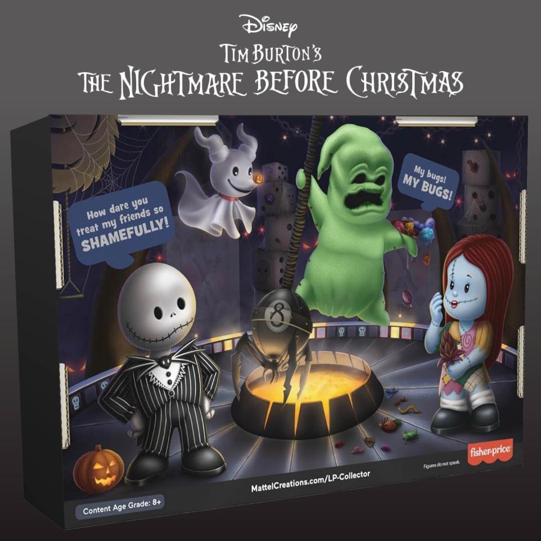 imageLittle People Collector Disney Tim Burtons The Nightmare Before Christmas Special Edition Set for Adults ampamp Fans 4 Figures in a Display Package Amazon Exclusive