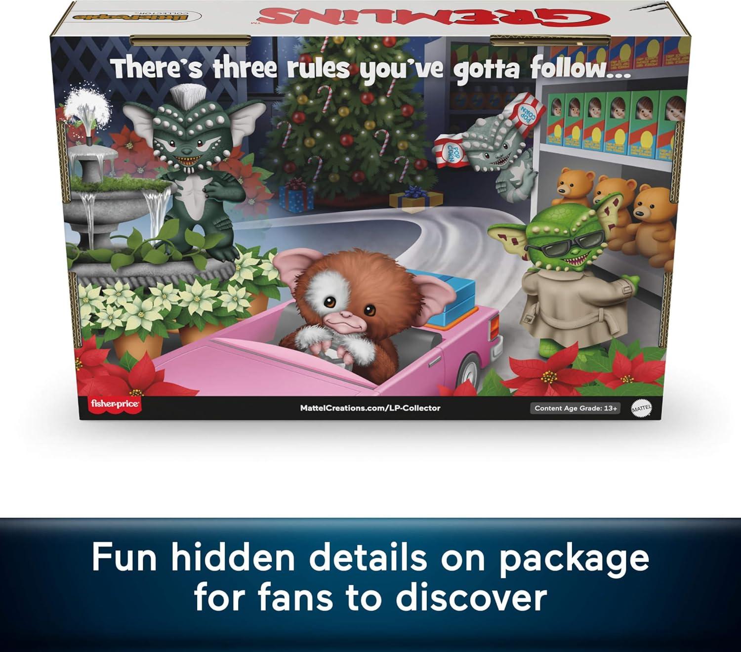 imageLittle People Collector Gremlins Movie Special Edition Set in Display Box for Adults and Fans 4 Figures